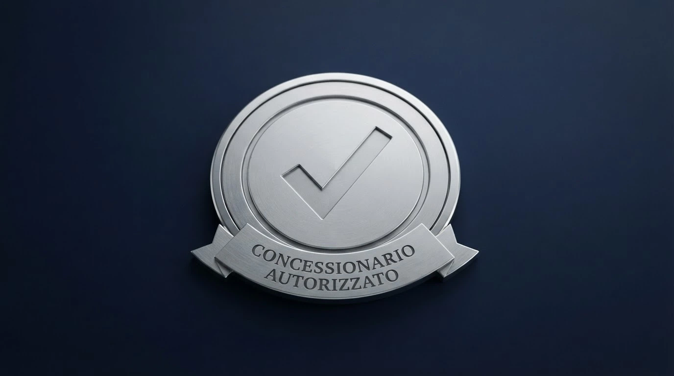 Il logo ufficiale dell'Agenzia delle Dogane e dei Monopoli in evidenza su un badge digitale con la scritta «Concessionario Autorizzato» e il numero di concessione