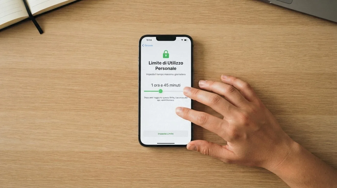 L'interfaccia di impostazione dei limiti di deposito nell'area personale di un casinò online, con un lucchetto verde in evidenza