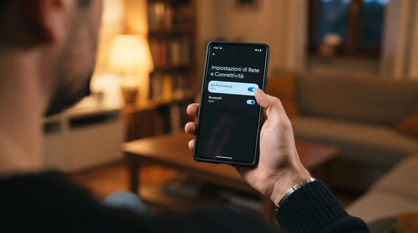 Lo schermo di un telefono con l'interfaccia del portale RUA e la scritta «Registro Unico degli Autoesclusi», con i pulsanti delle nuove modalità 2026